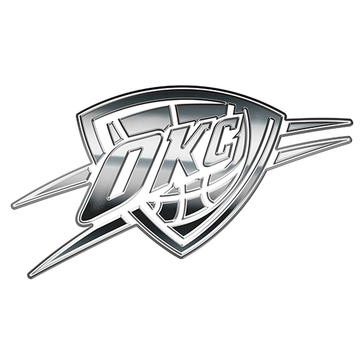 Oklahoma City Thunder Silver Logo iron on paper